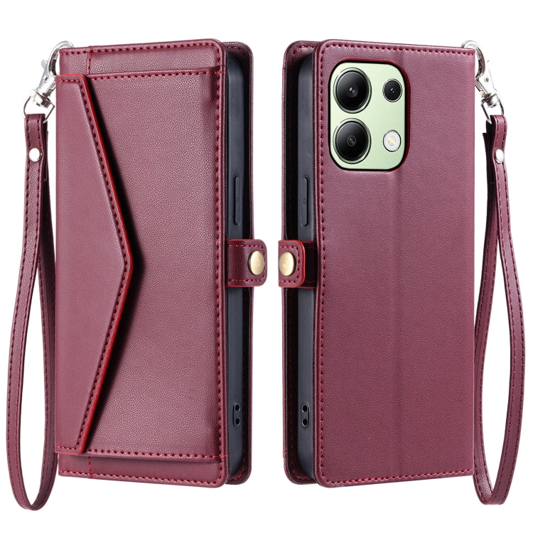 Wallet Multi-card Slot Leather Phone Case with Lanyard, Series 1