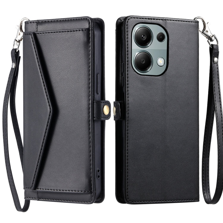 Wallet Multi-card Slot Leather Phone Case with Lanyard, Series 1