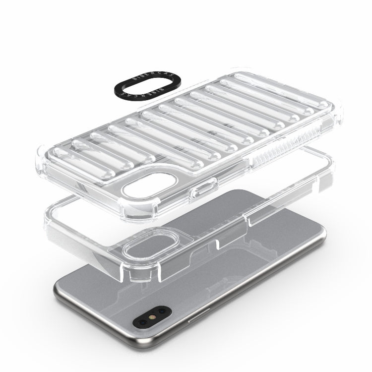 High Transparency TPU Hybrid PC Airbag Phone Case, For iPhone XS Max