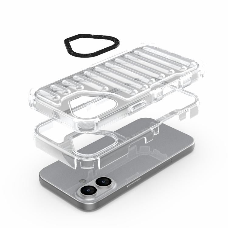 High Transparency TPU Hybrid PC Airbag Phone Case, For iPhone 17, For iPhone Air, For iPhone 16 Pro Max