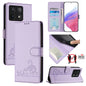 Cat Rat Embossed Pattern RFID Leather Phone Case with Lanyard, For Xiaomi 15 Ultra, For Xiaomi 14T Pro, For Xiaomi 14T
