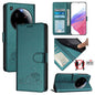 Cat Rat Embossed Pattern RFID Leather Phone Case with Lanyard, For Xiaomi 15 Ultra, For Xiaomi 14T Pro, For Xiaomi 14T