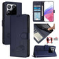 Cat Rat Embossed Pattern RFID Leather Phone Case with Lanyard, For Xiaomi 15T 5G, For Xiaomi Civi 5 Pro 5G, For Xiaomi 15S Pro 5G, For Xiaomi Poco M7 5G / C75 4G