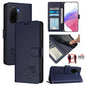 Cat Rat Embossed Pattern RFID Leather Phone Case with Lanyard, For Xiaomi 17 Max 5G, For Xiaomi 17T Pro 5G, For Xiaomi Poco M7 4G 169mm, For Xiaomi 15T Pro 5G