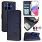 Cat Rat Embossed Pattern RFID Leather Phone Case with Lanyard, For Xiaomi 17 Max 5G, For Xiaomi 17T Pro 5G, For Xiaomi Poco M7 4G 169mm, For Xiaomi 15T Pro 5G