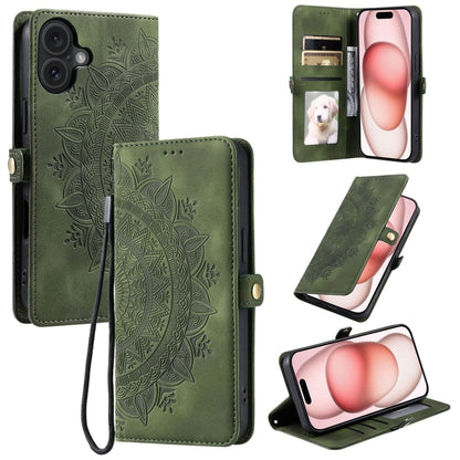 Skin Feel Totem Embossed Leather Phone Case, For iPhone 16e / 17e, For iPhone 16 Pro Max, For iPhone 16 Pro, For iPhone 16 Plus