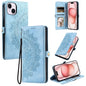 Skin Feel Totem Embossed Leather Phone Case, For iPhone 15, For iPhone 14 Plus, For iPhone 14, For iPhone 14 Pro