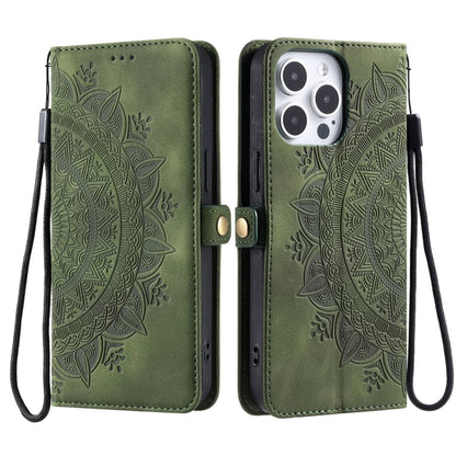 Skin Feel Totem Embossed Leather Phone Case, For iPhone 14 Pro Max, For iPhone 7 / 8 / SE 2022, For iPhone 13 Pro Max, For iPhone 13 Pro