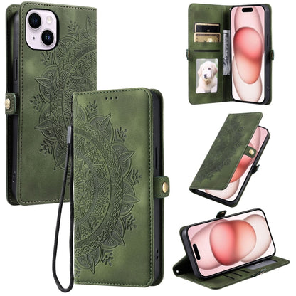 Skin Feel Totem Embossed Leather Phone Case, For iPhone 13, For iPhone 13 mini, For iPhone 12 / 12 Pro, For iPhone 12 Pro Max