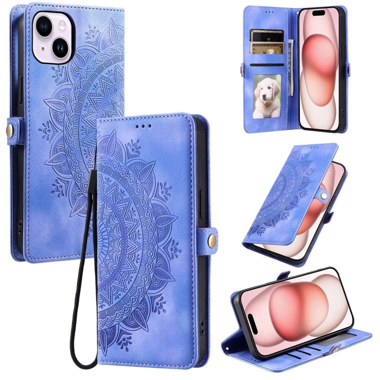 Skin Feel Totem Embossed Leather Phone Case, For iPhone 13, For iPhone 13 mini, For iPhone 12 / 12 Pro, For iPhone 12 Pro Max