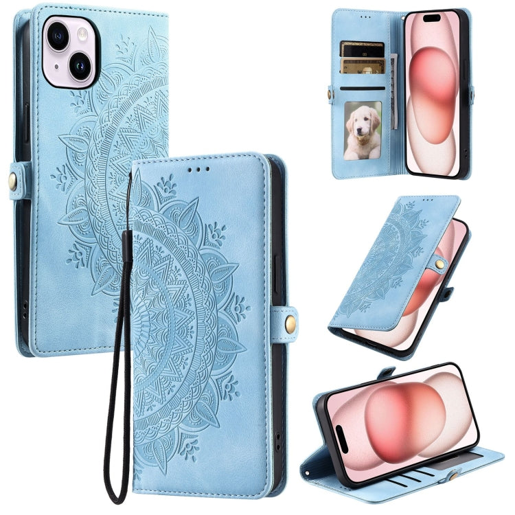 Skin Feel Totem Embossed Leather Phone Case, For iPhone 13, For iPhone 13 mini, For iPhone 12 / 12 Pro, For iPhone 12 Pro Max