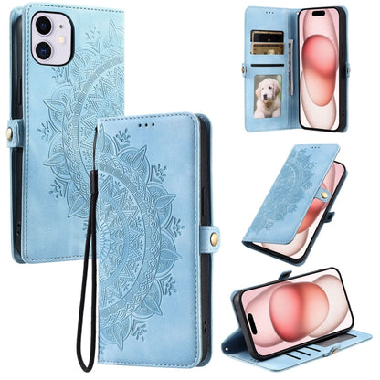 Skin Feel Totem Embossed Leather Phone Case, For iPhone 12 mini, For iPhone 11 Pro Max, For iPhone 11, For iPhone 11 Pro