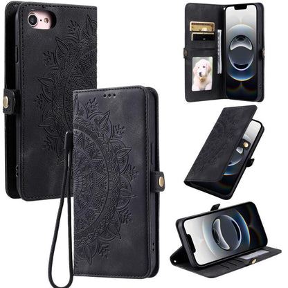Skin Feel Totem Embossed Leather Phone Case, For iPhone 16e / 17e, For iPhone 16 Pro Max, For iPhone 16 Pro, For iPhone 16 Plus