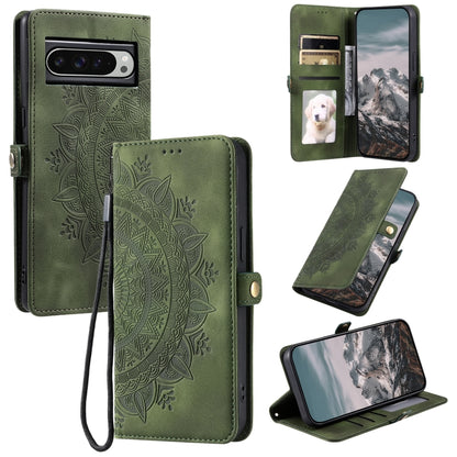 Skin Feel Totem Embossed Leather Phone Case, For Google Pixel 9a, For Google Pixel 9 Pro XL, For Google Pixel 9 / 9 Pro