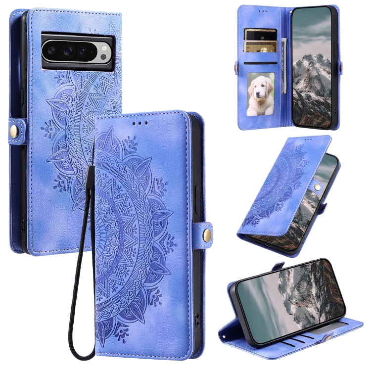 Skin Feel Totem Embossed Leather Phone Case, For Google Pixel 9a, For Google Pixel 9 Pro XL, For Google Pixel 9 / 9 Pro
