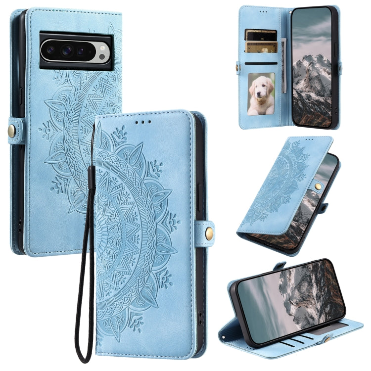 Skin Feel Totem Embossed Leather Phone Case, For Google Pixel 9a, For Google Pixel 9 Pro XL, For Google Pixel 9 / 9 Pro