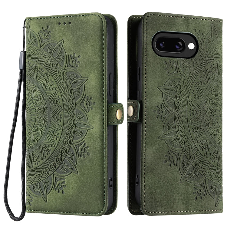 Skin Feel Totem Embossed Leather Phone Case, For Google Pixel 9a, For Google Pixel 9 Pro XL, For Google Pixel 9 / 9 Pro