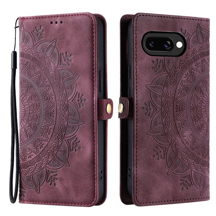 Skin Feel Totem Embossed Leather Phone Case, For Google Pixel 9a, For Google Pixel 9 Pro XL, For Google Pixel 9 / 9 Pro