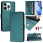 Smile Embossing RFID Leather Phone Case, For iPhone SE 2024, For iPhone 16 Pro Max, For iPhone 16 Pro, For iPhone 16 Plus