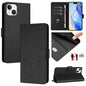 Smile Embossing RFID Leather Phone Case, For iPhone 15, For iPhone 14 Plus, For iPhone 14 / 13, For iPhone 14 Pro