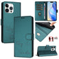 Smile Embossing RFID Leather Phone Case, For iPhone 14 Pro Max, For iPhone SE 2022 / 2020 / 8 / 7, For iPhone 13 Pro Max, For iPhone 13 Pro