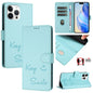Smile Embossing RFID Leather Phone Case, For iPhone 14 Pro Max, For iPhone SE 2022 / 2020 / 8 / 7, For iPhone 13 Pro Max, For iPhone 13 Pro