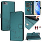 Smile Embossing RFID Leather Phone Case, For iPhone 11 Pro Max, For iPhone 11, For iPhone 11 Pro, For iPod Touch 7 / 6 / 5