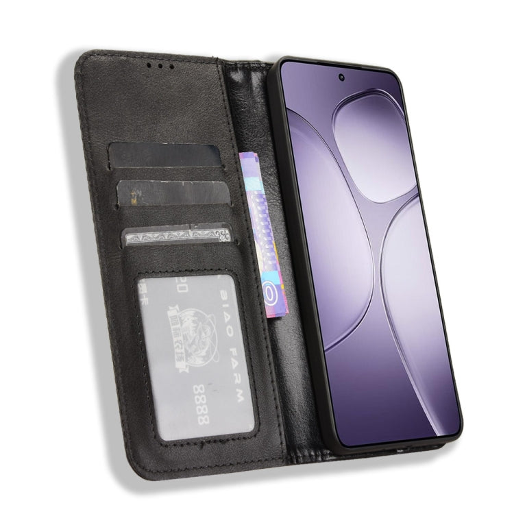 Magnetic Buckle Retro Texture Leather Phone Case, For Redmi K70 Ultra, For Redmi 13 4G / Note 13R 5G