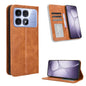 Magnetic Buckle Retro Texture Leather Phone Case, For Redmi 14C 4G, For Redmi K70 Ultra, For Redmi 13 4G / Note 13R 5G