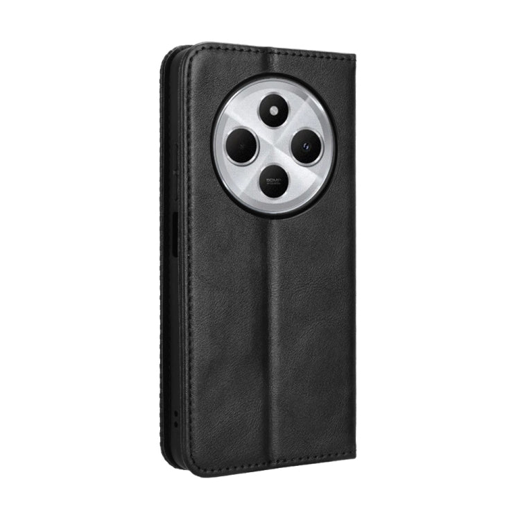 Magnetic Buckle Retro Texture Leather Phone Case, For Redmi 14C 4G, For Redmi K70 Ultra, For Redmi 13 4G / Note 13R 5G