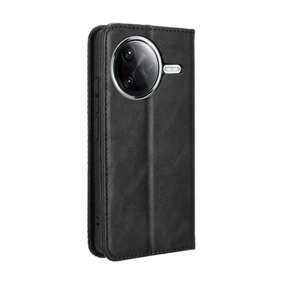 Magnetic Buckle Retro Texture Leather Phone Case, For Redmi K80 / K80 Pro, For Redmi Note 14 Pro 4G, For Redmi Note 14 4G Global 163.25mm, For Redmi Note 14 4G 163.25mm, For Redmi Note 14 Pro+ 5G, For Redmi 14C 4G