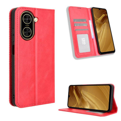Magnetic Buckle Retro Texture Leather Phone Case, For Redmi 15C 5G / 4G Global 171mm / Poco C85 4G, For Xiaomi 15T 5G, For Redmi K80 Ultra, For Redmi A5 4G 173.3mm, For Redmi Note 14 4G 164.84mm EU Version, For Redmi Turbo 4 Pro 5G