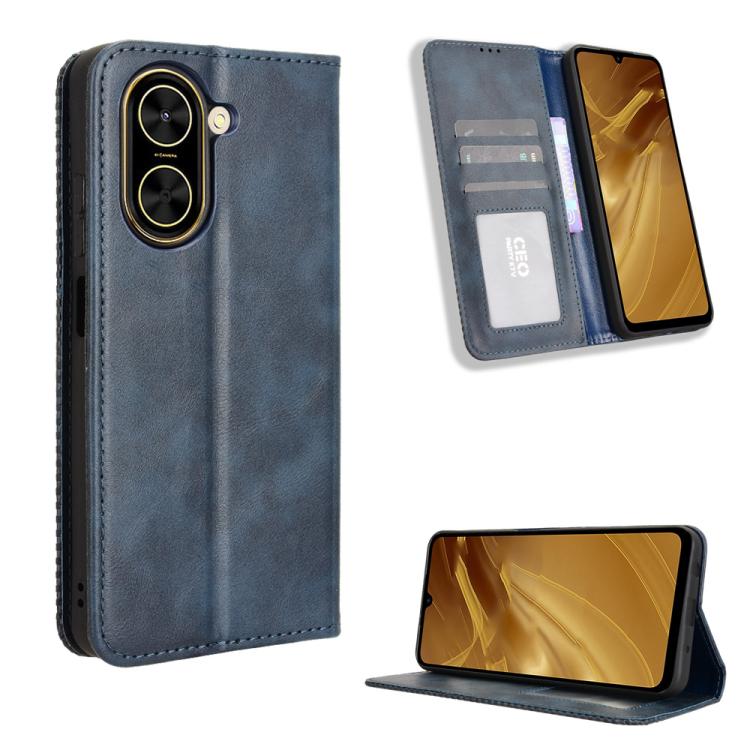 Magnetic Buckle Retro Texture Leather Phone Case, For Redmi 15C 5G / 4G Global 171mm / Poco C85 4G, For Xiaomi 15T 5G, For Redmi K80 Ultra, For Redmi A5 4G 173.3mm, For Redmi Note 14 4G 164.84mm EU Version, For Redmi Turbo 4 Pro 5G