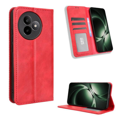Magnetic Buckle Retro Texture Leather Phone Case, For Redmi 15C 5G / 4G Global 171mm / Poco C85 4G, For Xiaomi 15T 5G, For Redmi K80 Ultra, For Redmi A5 4G 173.3mm, For Redmi Note 14 4G 164.84mm EU Version, For Redmi Turbo 4 Pro 5G