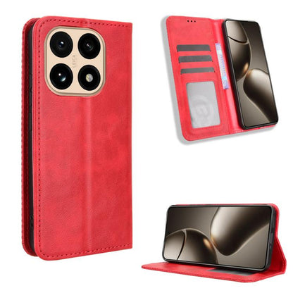 Magnetic Buckle Retro Texture Leather Phone Case, For Redmi 15C 5G / 4G Global 171mm / Poco C85 4G, For Xiaomi 15T 5G, For Redmi K80 Ultra, For Redmi A5 4G 173.3mm, For Redmi Note 14 4G 164.84mm EU Version, For Redmi Turbo 4 Pro 5G