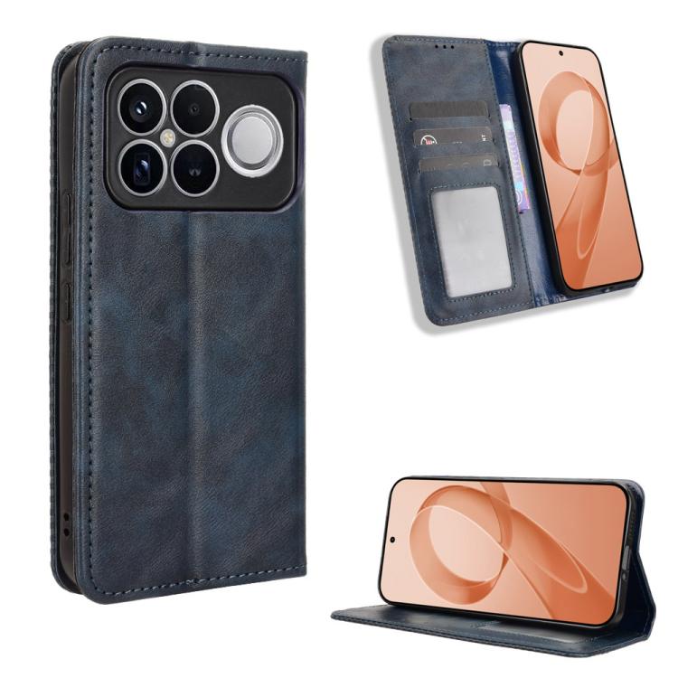 Magnetic Buckle Retro Texture Leather Phone Case, For Redmi K90 Pro Max 5G / Poco F8 Ultra, For Redmi K90 5G / Poco F8 Pro, For Redmi 15C 5G / 4G EU 173mm / Poco C85 5G, For Xiaomi Poco M7 4G 169mm, For Redmi 15 5G Global / 15 4G SEA 169.5mm�����������...