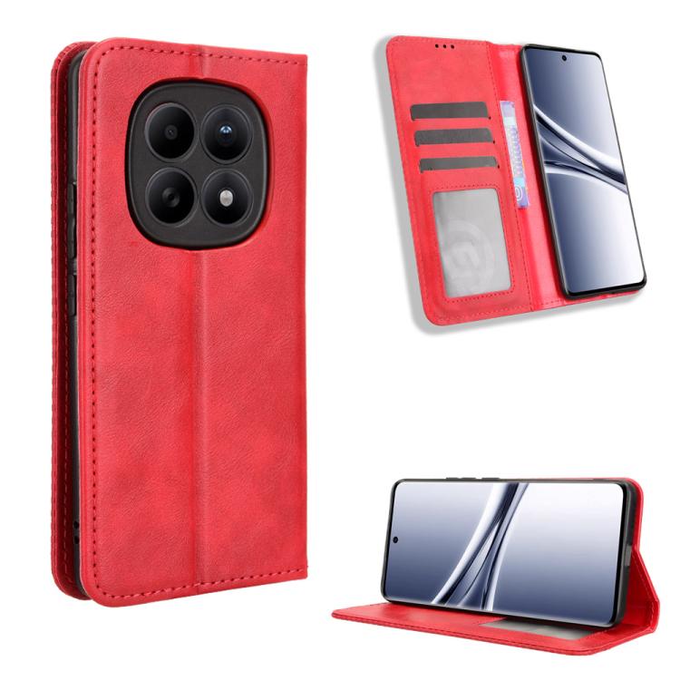Magnetic Buckle Retro Texture Leather Phone Case, For Redmi A7 Pro 171mm / Poco C85x 5G, For Redmi Turbo 5 Max 5G / Poco X8 Pro Max, For Redmi Turbo 5 5G / Poco X8 Pro, For Redmi Note 15 Pro+ 5G 163.3mm/Poco M8 Pro 5G                                   ...