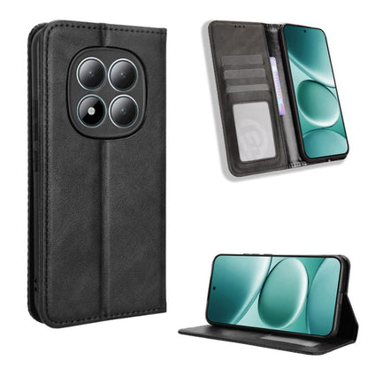 Magnetic Buckle Retro Texture Leather Phone Case, For Redmi A7 Pro 171mm / Poco C85x 5G, For Redmi Turbo 5 Max 5G / Poco X8 Pro Max, For Redmi Turbo 5 5G / Poco X8 Pro, For Redmi Note 15 Pro+ 5G 163.3mm/Poco M8 Pro 5G                                   ...