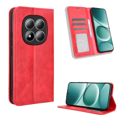 Magnetic Buckle Retro Texture Leather Phone Case, For Redmi A7 Pro 171mm / Poco C85x 5G, For Redmi Turbo 5 Max 5G / Poco X8 Pro Max, For Redmi Turbo 5 5G / Poco X8 Pro, For Redmi Note 15 Pro+ 5G 163.3mm/Poco M8 Pro 5G                                   ...