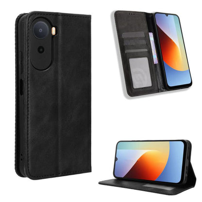 Magnetic Buckle Retro Texture Leather Phone Case, For Redmi A7 Pro 171mm / Poco C85x 5G, For Redmi Turbo 5 Max 5G / Poco X8 Pro Max, For Redmi Turbo 5 5G / Poco X8 Pro, For Redmi Note 15 Pro+ 5G 163.3mm/Poco M8 Pro 5G                                   ...