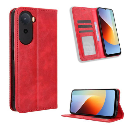 Magnetic Buckle Retro Texture Leather Phone Case, For Redmi A7 Pro 171mm / Poco C85x 5G, For Redmi Turbo 5 Max 5G / Poco X8 Pro Max, For Redmi Turbo 5 5G / Poco X8 Pro, For Redmi Note 15 Pro+ 5G 163.3mm/Poco M8 Pro 5G                                   ...