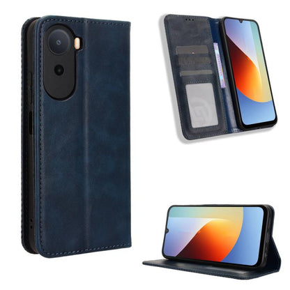 Magnetic Buckle Retro Texture Leather Phone Case, For Redmi A7 Pro 171mm / Poco C85x 5G, For Redmi Turbo 5 Max 5G / Poco X8 Pro Max, For Redmi Turbo 5 5G / Poco X8 Pro, For Redmi Note 15 Pro+ 5G 163.3mm/Poco M8 Pro 5G                                   ...