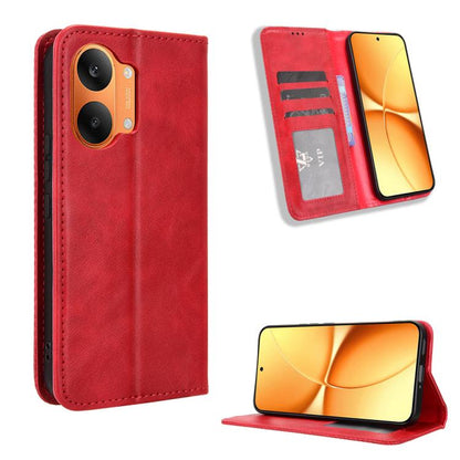 Magnetic Buckle Retro Texture Leather Phone Case, For Redmi A7 Pro 171mm / Poco C85x 5G, For Redmi Turbo 5 Max 5G / Poco X8 Pro Max, For Redmi Turbo 5 5G / Poco X8 Pro, For Redmi Note 15 Pro+ 5G 163.3mm/Poco M8 Pro 5G                                   ...