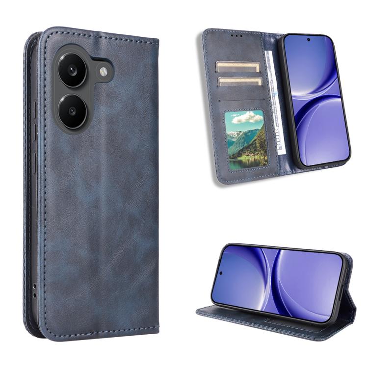 Magnetic Buckle Retro Texture Leather Phone Case, For Redmi A7 Pro 171mm / Poco C85x 5G, For Redmi Turbo 5 Max 5G / Poco X8 Pro Max, For Redmi Turbo 5 5G / Poco X8 Pro, For Redmi Note 15 Pro+ 5G 163.3mm/Poco M8 Pro 5G                                   ...