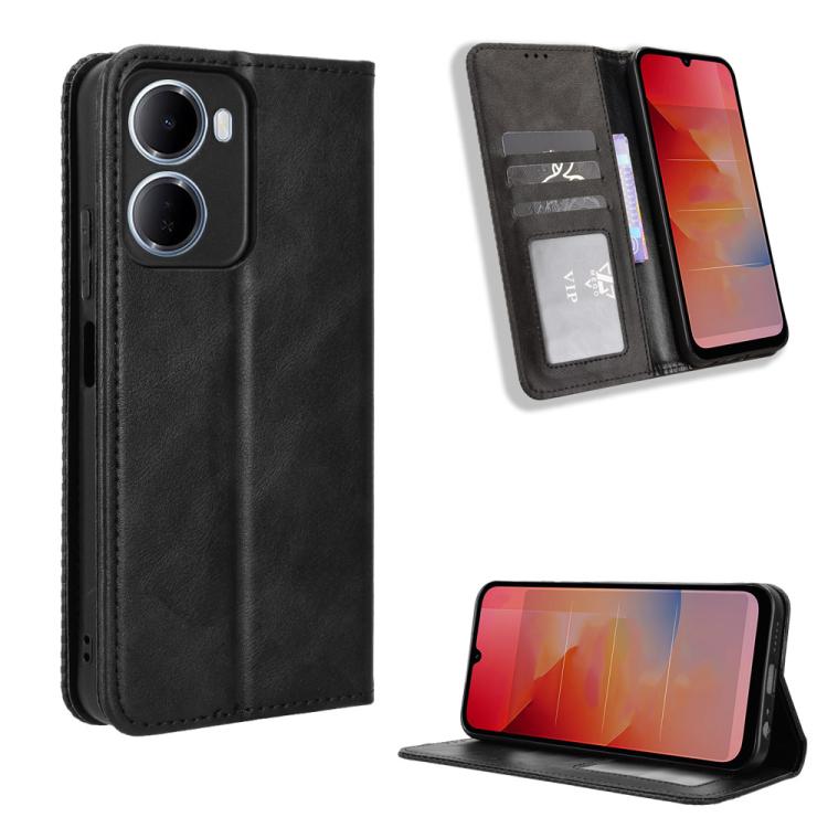 Magnetic Buckle Retro Texture Leather Phone Case, For Redmi A7 Pro 171mm / Poco C85x 5G, For Redmi 15a 5G / R70 5G / R70m 5G, For Redmi Turbo 5 Max 5G / Poco X8 Pro Max, For Redmi Turbo 5 5G / Poco X8 Pro, For Redmi Note 15 Pro+ 5G 163.3mm/Poco M8 Pro ...