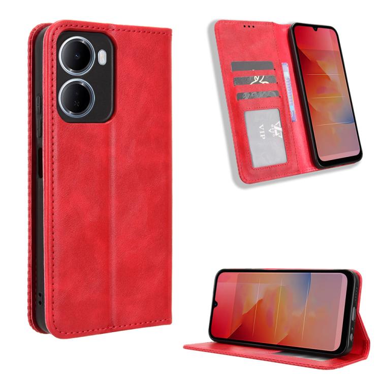 Magnetic Buckle Retro Texture Leather Phone Case, For Redmi A7 Pro 171mm / Poco C85x 5G, For Redmi 15a 5G / R70 5G / R70m 5G, For Redmi Turbo 5 Max 5G / Poco X8 Pro Max, For Redmi Turbo 5 5G / Poco X8 Pro, For Redmi Note 15 Pro+ 5G 163.3mm/Poco M8 Pro ...