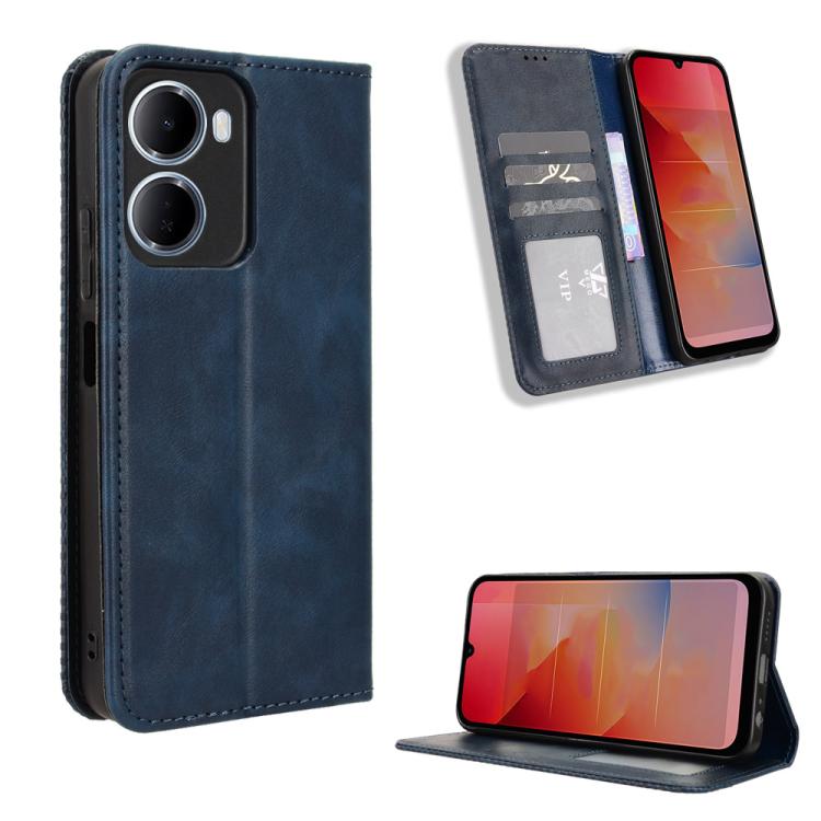 Magnetic Buckle Retro Texture Leather Phone Case, For Redmi A7 Pro 171mm / Poco C85x 5G, For Redmi 15a 5G / R70 5G / R70m 5G, For Redmi Turbo 5 Max 5G / Poco X8 Pro Max, For Redmi Turbo 5 5G / Poco X8 Pro, For Redmi Note 15 Pro+ 5G 163.3mm/Poco M8 Pro ...
