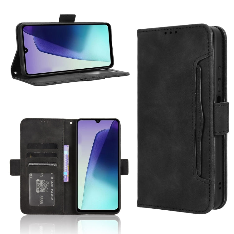 Skin Feel Calf Texture Card Slots Leather Phone Case, For Redmi Note 14 Pro 4G, For Redmi Note 14 4G Global 163.25mm, For Redmi Note 14 Pro+ 5G, For Redmi 14C 4G