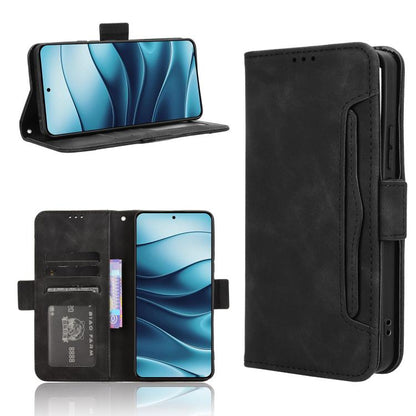 Skin Feel Calf Texture Card Slots Leather Phone Case, For Redmi Note 14 Pro 4G, For Redmi Note 14 4G Global 163.25mm, For Redmi Note 14 Pro+ 5G, For Redmi 14C 4G