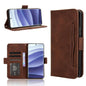 Skin Feel Calf Texture Card Slots Leather Phone Case, For Redmi Note 14 Pro 4G, For Redmi Note 14 4G Global 163.25mm, For Redmi Note 14 Pro+ 5G, For Redmi 14C 4G